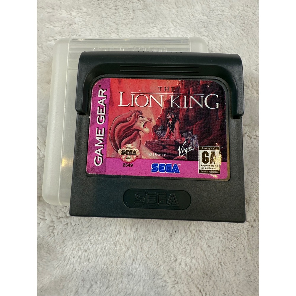 The‎ Lion King Sega Game Gear Video Game Cartridge